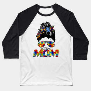 Autism Mom Pride Baseball T-Shirt